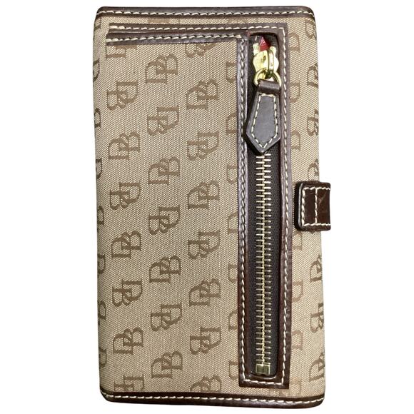 Vintage Dooney &Bourke Wallet Women’s One Size Signature Canvas Leather Interior - Picture 2 of 8
